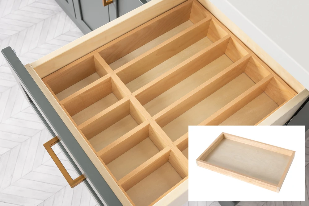 8. Organize Your Vanity Drawers From the Inside Out